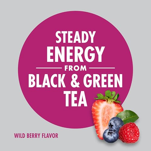 Image of V8 +Energy Wild Berry Juice Energy Drink, 8 fl oz Can (6 Pack)