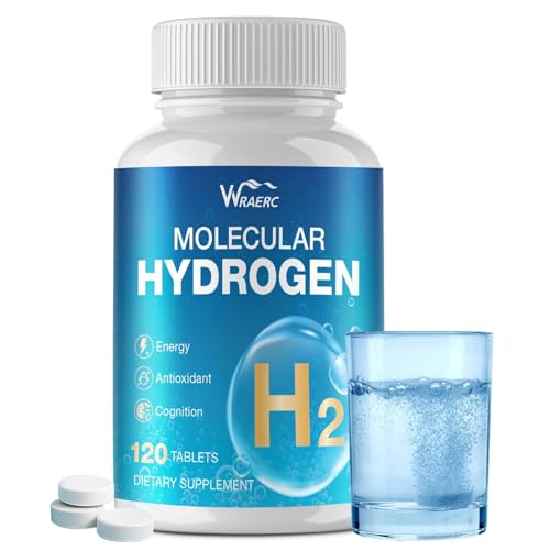 Image of Hydrogen Water Tablets with Magnesium -12 PPM Hydrogen Tablets for Drinking Water Molecular Hydrogen Water H2 Tabs Supplement for Cognitive Cellular Health