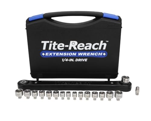 TITE-REACH 1/4 inch Professional Extension Wrench and Low Profile Socket Kit by TITE-REACH - Used condition - US$96.23