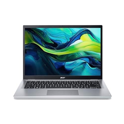 Acer Aspire Go 14 AG14-31P-3142, Ordinateur Portable 14 » WUXGA IPS, PC Portable (Intel Core i3-N305, RAM 8 Go, SSD 512 Go, Intel UHD Graphics, Windows 11), Laptop Gris, Clavier AZERTY (Français)