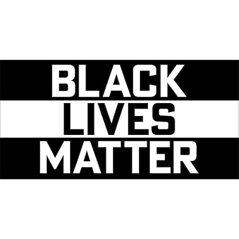 Imagine Signs | Black Lives Matter Bumper Sticker | 8" x 4" Cover
