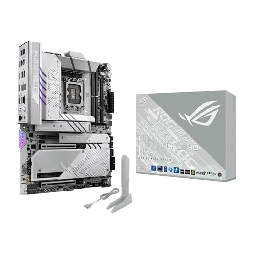 ASUS ROG MAXIMUS Z890 APEX Intel® Z890 LGA 1851 ATX motherboard, Advanced AI PC-ready, 22+2+1+2 stages, DDR5, WiFi 7, 5G LAN, 3x PCIe® 5.0 M.2, Thunderbolt™ 4, USB Type-C®, AI OC, Cooling & Networking