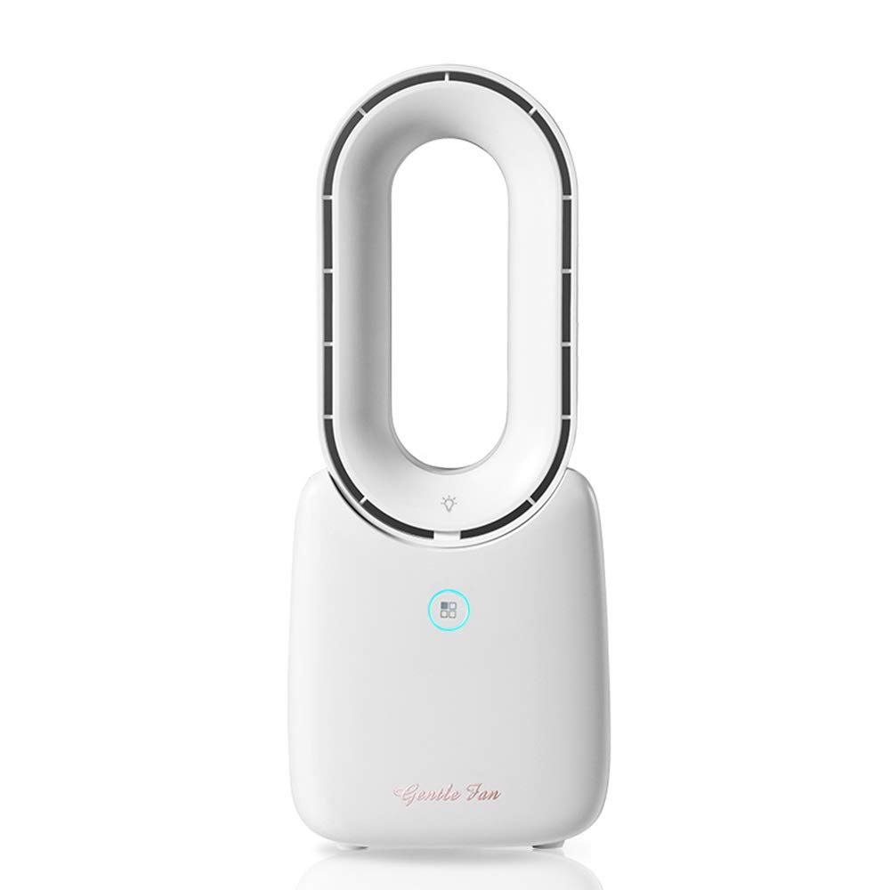 USB Small Fan Mini Student Dormitory Portable Portable Rechargeable Leafless Fan Bed Hanging Mute (Color : Pink)