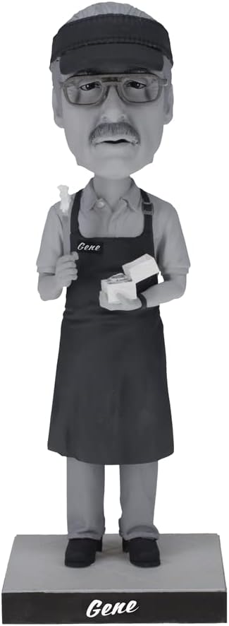 Better Call Saul Gene Takavic Bobblehead, Black & White, Premium Polyresin Lifelike Figure, Unique Serial Number, Exquisite Detail