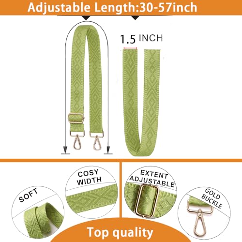 Image of S-Jacorry Purse Strap Replacement Crossbody Wide Shoulder Strap Adjustable Canvas Straps Handbag Strap Replacement Belts
