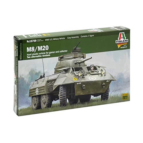 Italeri M8 M20 kit de modélisme plastique véhicule de reconnaissance