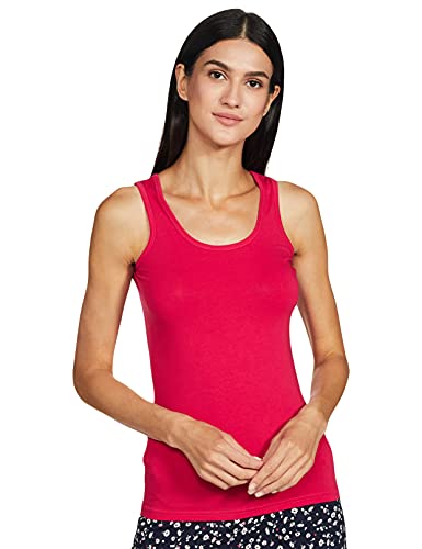 Image of Longies Women's Sleeveless Camisole (LWSLTPO2V001 Blue & Rani08 M)