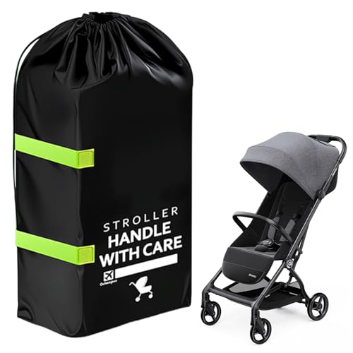 Zuxbolf Transporttasche Kinderwagen 120x60x38cm Transporttasche Kindersitz Flugzeug Kinderwagen Schutzhülle Universal Buggy Tasche Transporttasche Gate Check Reisetasche mit Schultergurt für Buggy
