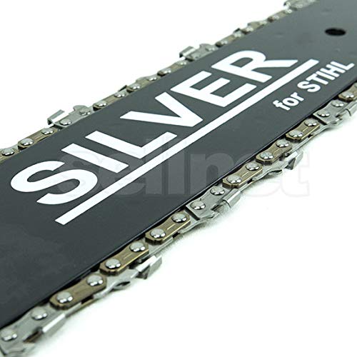 Foto von Schwert für Kettensäge Stihl + 2 Stück Sägekette 35cm Kette 3/8