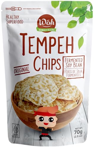Woh Tempeh Chips Fermented Soy Bean Original  cover