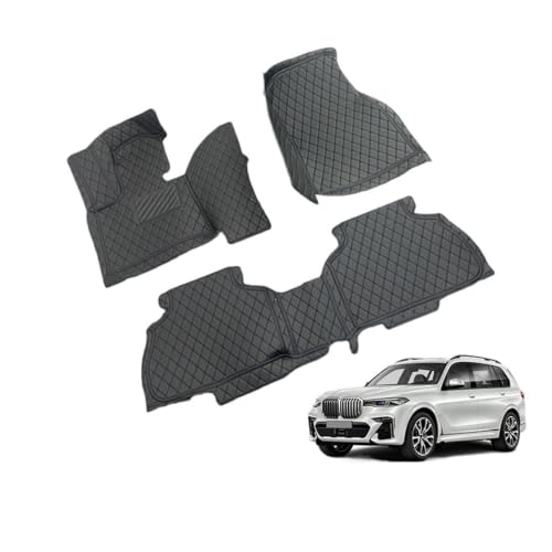 Tapis sur mesure BMW X7 5 places protégeant la moquette des salissures