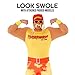 Morph Hulk Hogan Costume, WWE Costume, Hulk Hogan Wrestling Adult Outfit, WWE Wrestling Halloween Outfit with Accessories, Large