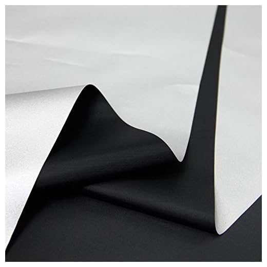 Blackout Drapery Shade Fabric Black and Silver 100 Percent Shading Light Waterproof Sunshade Cloth Light Weight (3Yards)