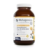 Metagenics OmegaGenics EPA-DHA 1000 mg - High Potency Omega-3 Fish Oil Supplement for Heart, Brain & Joint Health* - Sustainably Sourced - 120 Softgels