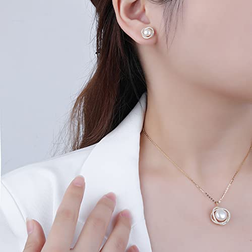 Collier en argent Sterling 925 avec perle d'exception