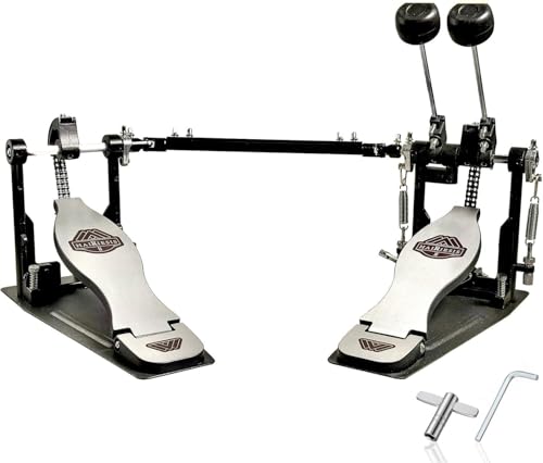 Double Bass Drum Pedal with Adjustable Beater Head