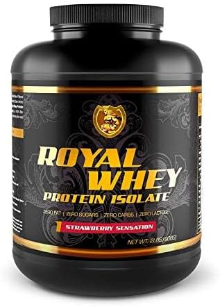 Miniatura 2 de RSN Royal - Proteína en polvo 100% aislada  0.95 oz de proteína aislada  0 azúcar  0.04 oz de carbohidratos  5 libras  76 porciones sabor fresa