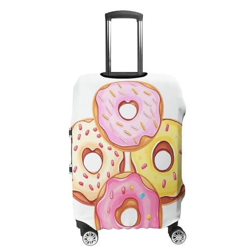 Cute Donuts Printed Luggage Cover Protector, Fits 18-32 Inch Luggage4