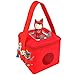 Annmore Bag for Toniebox and Tonies Characters, Red Carrying Case for Creative Tonies Figures, Tote Bag for Kids Toniebox Starter Set, 3 4 5 6 Years Old Girls Birthday Gift