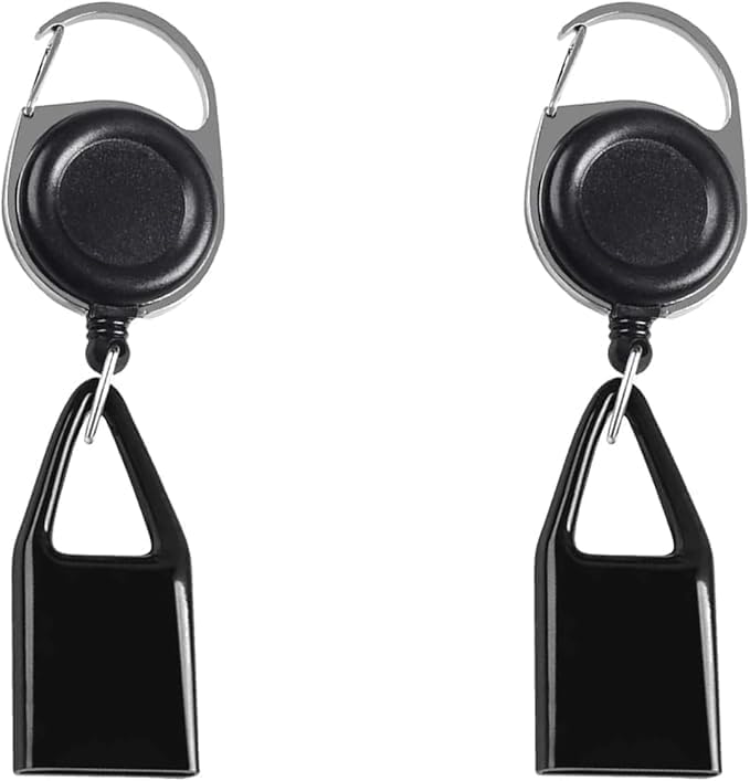 Pchnfei 2 Pcs Retractable Lighter Clip Belt with Protective Cover, Lighter Clip,Retractable,Anti Lost Cover,Keychain Belt,Leash for Fishing Hiking,Protective Cover for Camping,Leash