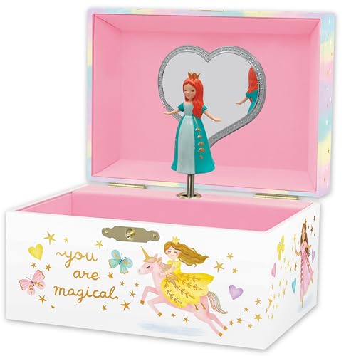 Image of Giggle & Honey Musical Princess Jewelry Box for Girls | Music Boxes for Little Girls | Toddler Jewelry Box for 4 Year Old Kids | Toys for Toddlers | Birthday Gifts for Kids 5, 6, 7, 8, 9 Years