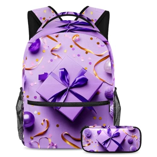 Sac à dos de jour espace et cerf multicolore pour le collège et les sorties