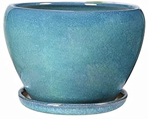 Plante de plant pot de fleurs émeraude YRYRYW rond pour maison et aménagement intérieur