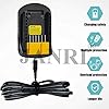 JANRI WA3742 WA3732 WA3875 WA3881 WA3731 20V 6PIN Lithium Battery Charger compatible with Worx WA3520 WA3525 WA3578 WA3575 WA3512 WA3512.1 WA3522 WA3847 WA3868 WA3835 WA3764 (Not fit 4 pin) #5