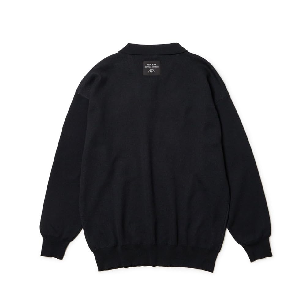 ニューエラ ゴルフ ニット ポロ 長袖 黒 トップス ウェア Amazon.co.jp: ニューエラ（NEW ERA） ゴルフウェア 長袖 ニット