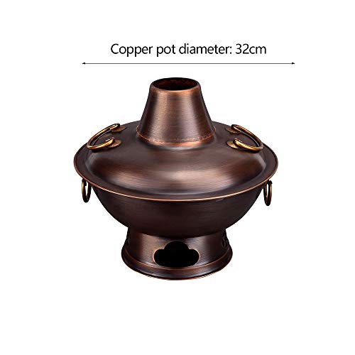 Olla Hot Pot de Cobre de Beijing con Calefacción de Carbón miniatura 2