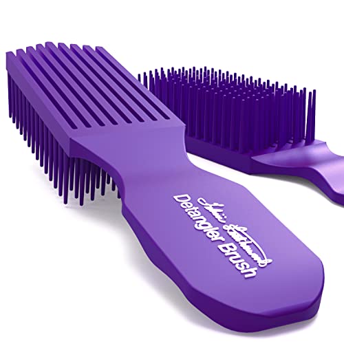 Purple Detangler Brush by Felicia Leatherwood - For Kinky, Curly,...