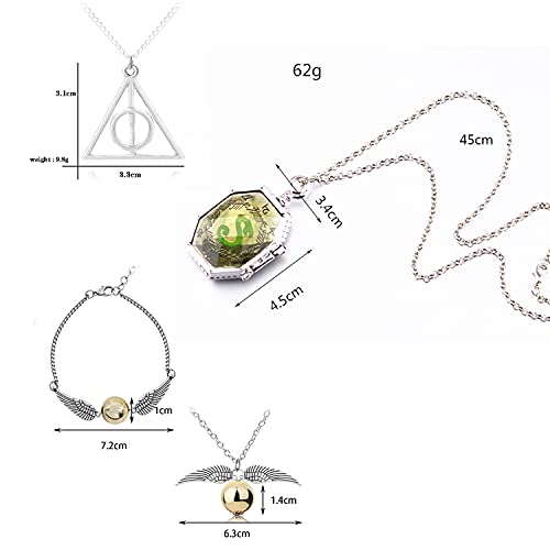 YouU 4 pezzi Doni della Morte Boccino d'oro