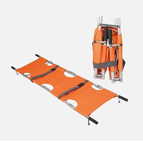 Civière médicale d'urgence portable en aluminium pour ambulance et transport de blessé