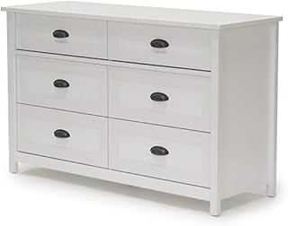Sauder County Line Dresser, Soft White finish