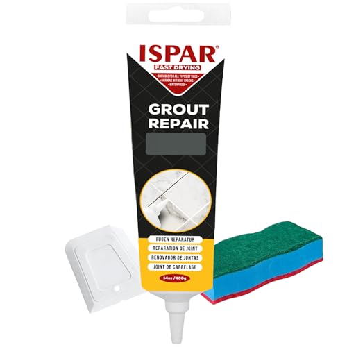 ISPAR Fugenreparatur Anthrazit 400g – Fugenfüller & Fugenmörtel für...