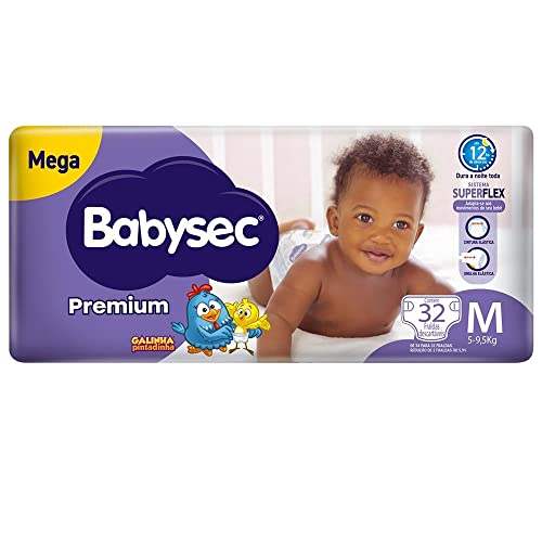 Babysec Fralda Premium M 32 Unidades