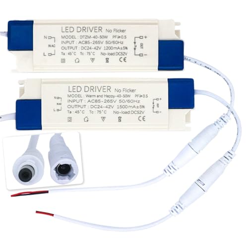 Alimentation LED 1500mA DC24-42V anti-scintillement pour panneau 50W