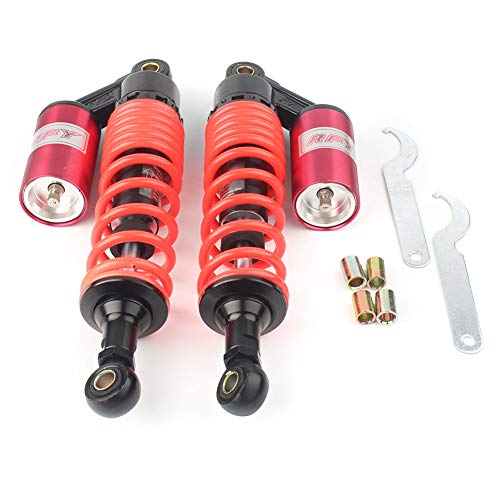 Mallofusa 12.5 Inch 320Mm Pair Motorcycle Shock Absorber Rear Suspension Universal For Honda Suzuki Yamaha Kawasaki Atv Go Kart Quad Dirt Sport Bikes Orange #TOP29