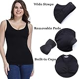 Model wearing JOYSHAPER tummy control tank top body shaper