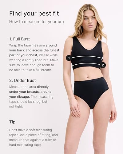 Image of Harper Wilde Bliss Bralette - Ultra-Soft and Lightweight V-Neck Bralette - Wireless Bras for Women