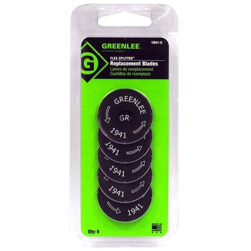 Greenlee, 1941-5, BX/Flexible Conduit Cutter Blades, PK5