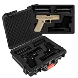 Pistol Case Gun Box for Glock – TSA Approved Hard Shell...