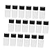 20pcs Glass Bottle Sample Small Vials Empty Medicine Bottle Accessories Sampling Laboratory Packing Mermaid Party Decorations Small Pill Container Fridge Cleaning Kit Reagent Mini