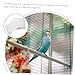 Garneck 300pcs Bird Cage Liner Pads Absorbent Fabric Cushions for Parrot Cages for Comfortable Environment Suitable for All Day Use