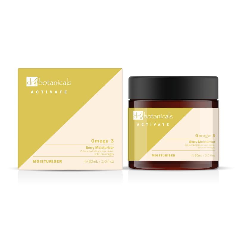 Dr Botanicals Activate Omega 3 Berry Moisturiser 60ml, 60 ml (Pack of 1) - Image 2