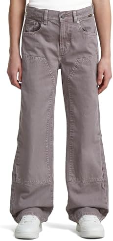 G-STAR Error Girls Bowey 3D Carpenter Loose Hose, Grau (Quick Silver D29675-01-J258), 12