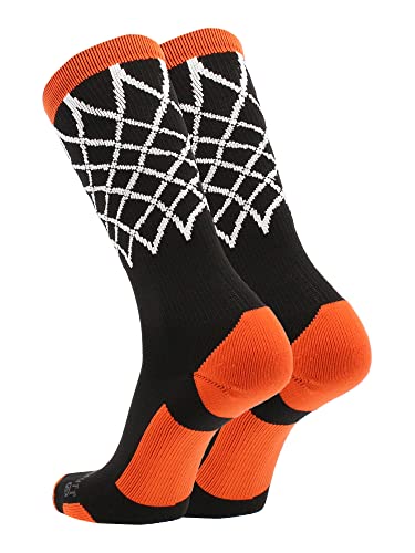 Elite Basketball Socks with Net Crew length - made in the USA2
