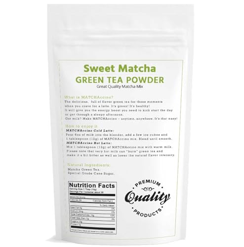 Té matcha dulce de Japón 16 onzas miniatura 2