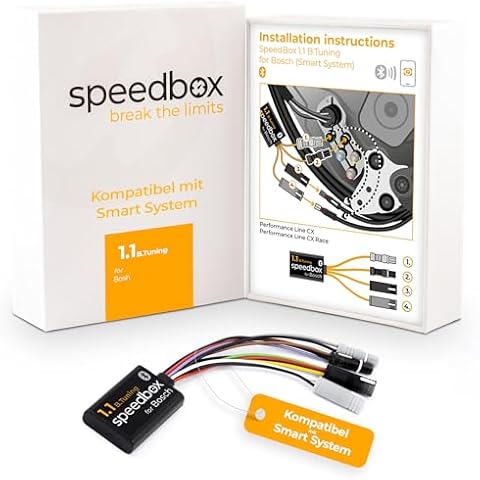 SpeedBox 1.1 B.Tuning (with Bluetooth) Compatible with Bosch (Smart System) / Smart Tunig Kit Compatible with Bosch Motors 2022-2024 / SpeedBox App Cover