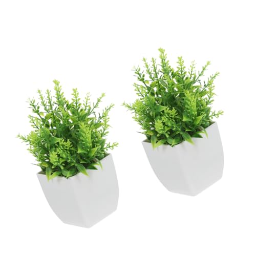 POPETPOP 2 Piezas De Planta De Lavanda Simulada Plantas Falsas Plantas De Planta Interior Decoraciones De Escritorio De Interior De Plantas De Escritorio De Interior De Forma Falsa